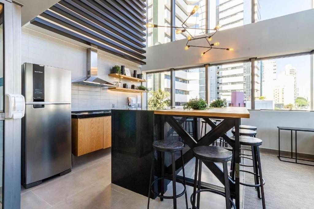 Oasis Urbano: Studio Deslumbrante Com Piscina Na Cobertura By Dabra House- Vn 03 São Paulo Exteriör bild