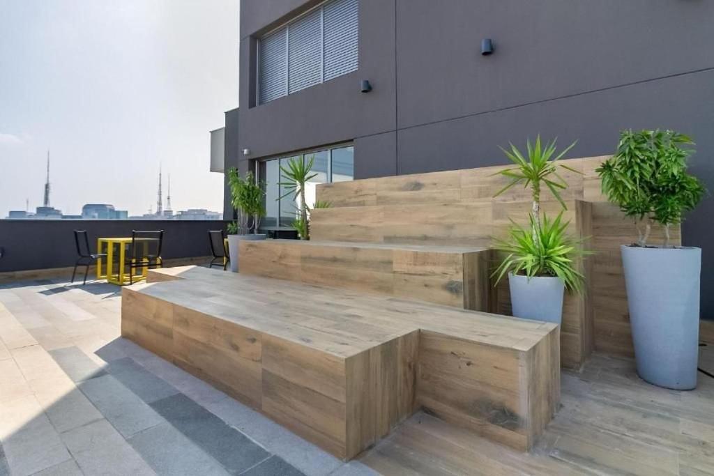 Oasis Urbano: Studio Deslumbrante Com Piscina Na Cobertura By Dabra House- Vn 03 São Paulo Exteriör bild