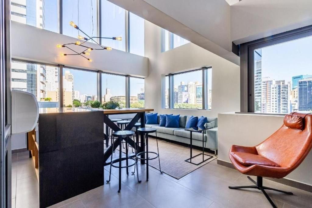 Oasis Urbano: Studio Deslumbrante Com Piscina Na Cobertura By Dabra House- Vn 03 São Paulo Exteriör bild